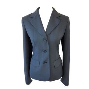 Ann Taylor LOFT 3 Buttons Tattersall Plaid Blazer